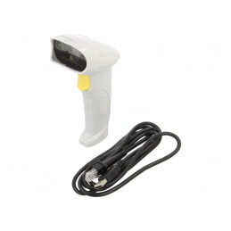 Cititor de coduri de bare alb USB 1D | Electronic-mag.ro | Componente Electronice