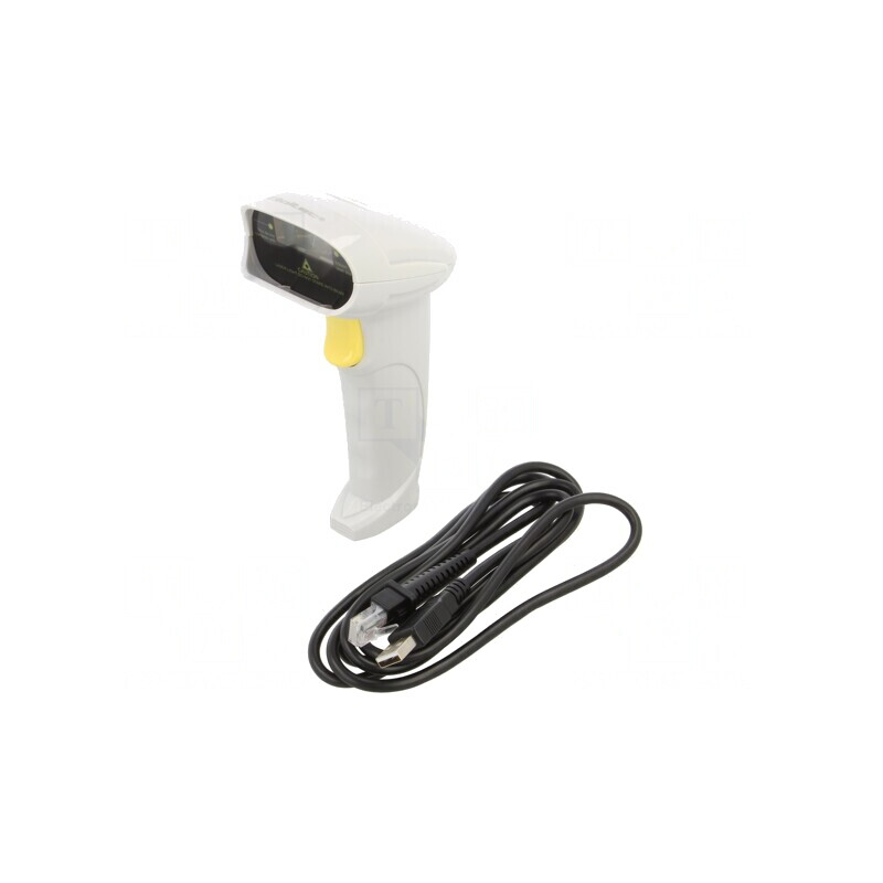 Cititor de coduri de bare alb USB 1D | Electronic-mag.ro | Componente Electronice