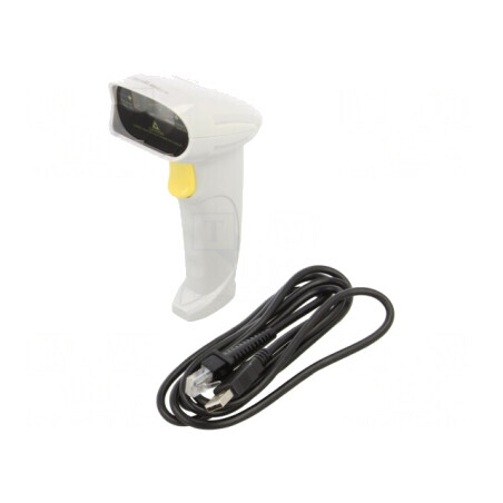 Cititor de coduri de bare alb USB 1D | Electronic-mag.ro | Componente Electronice