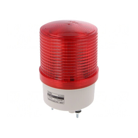 Semnalizator Luminos cu Lumină Continuă și Intermitentă S100L-24-R | Electronic-mag.ro | Componente Electronice