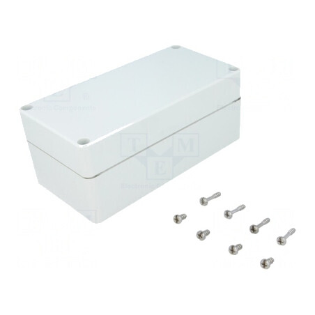 Carcasă Universală Gri 80x160x65mm IK08 PC | Electronic-mag.ro | Componente Electronice