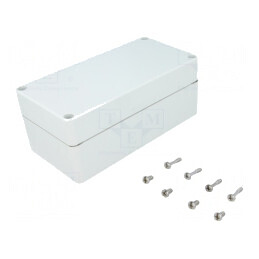 Carcasă Universală Gri 80x160x65mm IK08 PC | Electronic-mag.ro | Componente Electronice