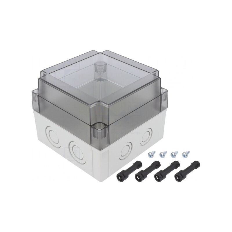 Carcasă Universală Policarbonat 130x130x100mm | Electronic-mag.ro | Componente Electronice