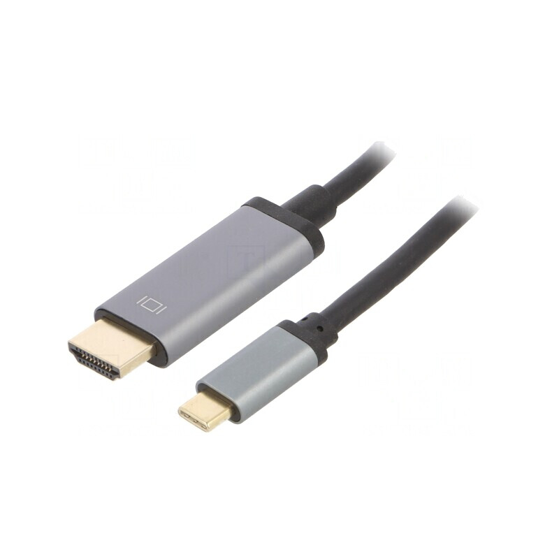 Adaptor HDMI 2.0 USB-C 1.8m Gri | Electronic-mag.ro | Componente Electronice Adaptor HDMI 2.0 USB-C 1.8m Gri | Electronic-mag.ro | Componente Electronice