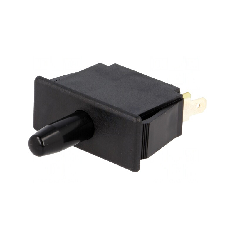 Comutator Uşă DPDT 10A/250VAC Negru Panou | Electronic-mag.ro | Componente Electronice