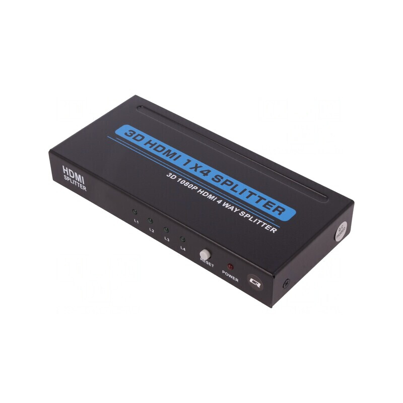 Splitter HDMI 1.3 Negru Intrare DC și HDMI Soclu | Electronic-mag.ro | Componente Electronice
