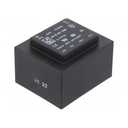 Transformator Încapsulat 8VA 230VAC 12V PCB | Electronic-mag.ro | Componente Electronice