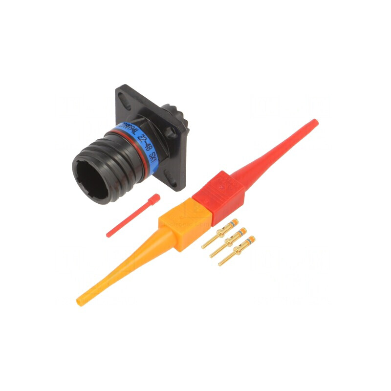 Conector Militar Dimensiune 9 MIL-DTL-38999 Seria III Soclu | Electronic-mag.ro | Componente Electronice