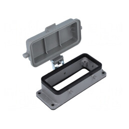 Carcasă conectori HDC Han B 16B cu capac | Electronic-mag.ro | Componente Electronice