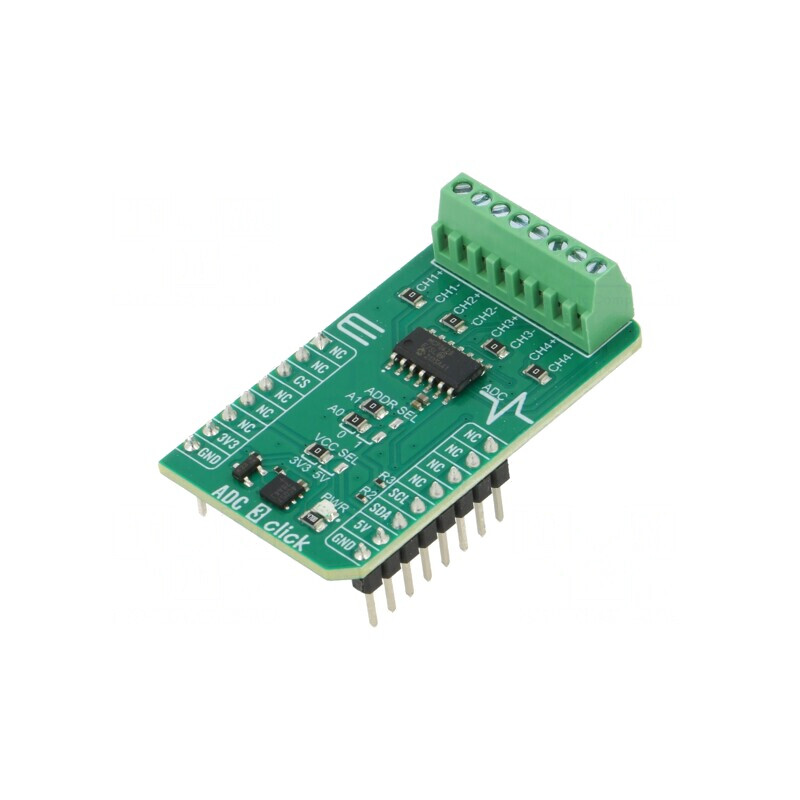 Convertor A/D I2C MCP3428 - Placă Prototip | Electronic-mag.ro | Componente Electronice