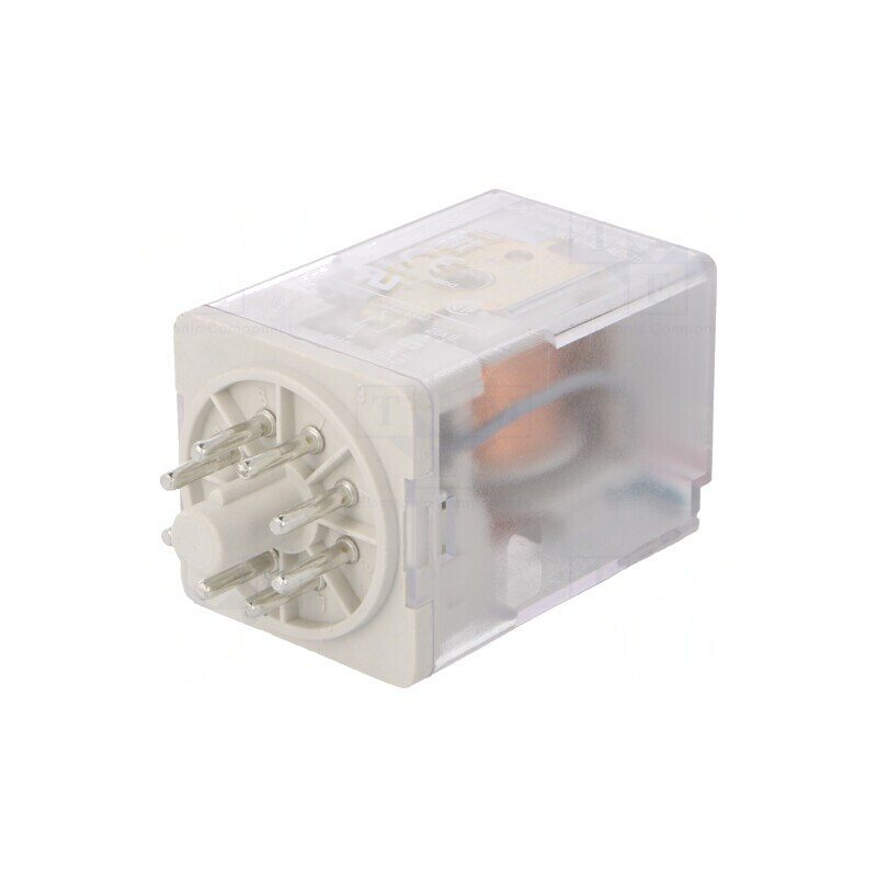 Releu Electromagnetic DPDT 24VDC 10A | Electronic-mag.ro | Componente Electronice