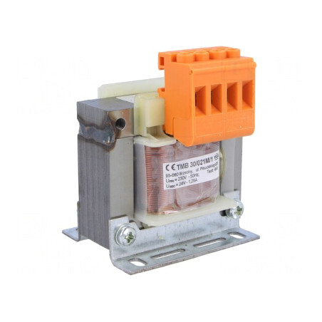 Transformator de Alimentare 30VA 230V AC la 24V cu Cleme | Electronic-mag.ro | Componente Electronice