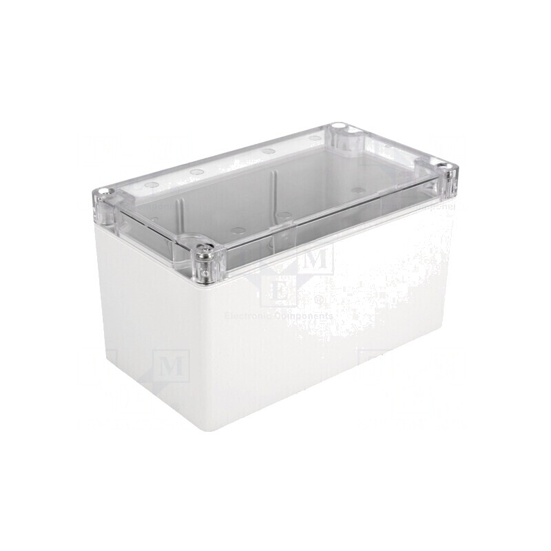 Carcasă Universală Policarbonat 90x160x90mm Gri Transparent | Electronic-mag.ro | Componente Electronice