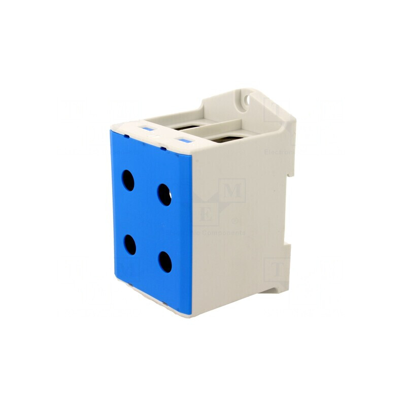 Conector Îmbinare Șine 35-240mm² 1 Pistă 4 Borne Albastru VC05-0038 | Electronic-mag.ro | Componente Electronice