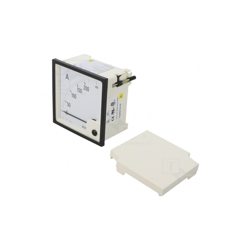 Ampermetru Panou True RMS 0-200A/400A 48x48mm | Electronic-mag.ro | Componente Electronice
