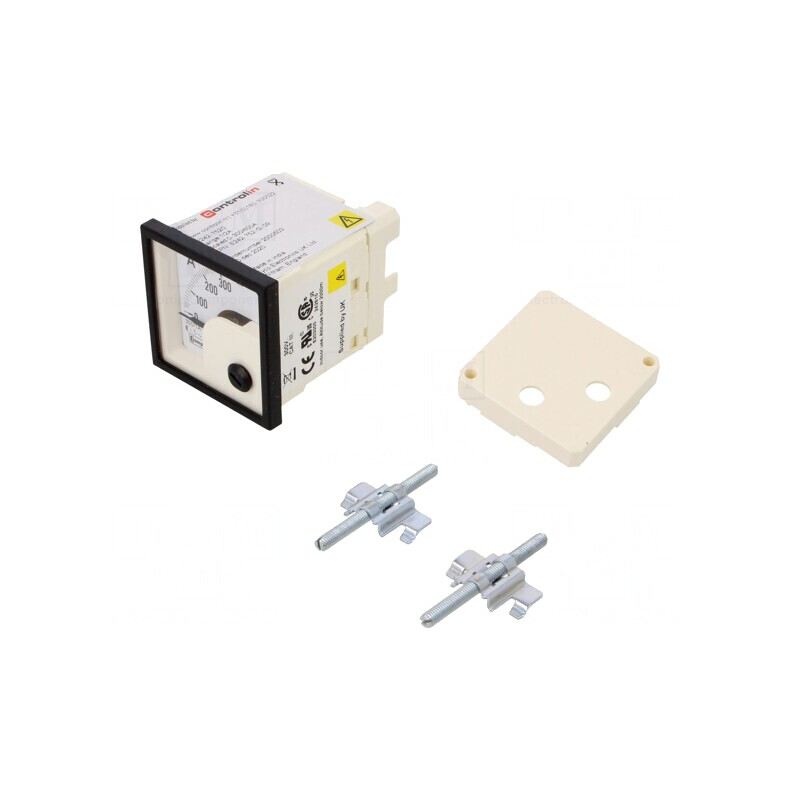 Ampermetru Panou AC True RMS 0-300A 600A Clasa 1.5 48x48mm | Electronic-mag.ro | Componente Electronice