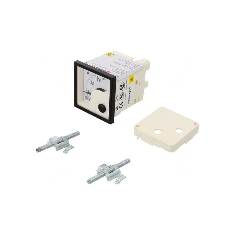 Ampermetru de Panou AC True RMS 0-1kA/2kA Clasa 1.5 48x48mm | Electronic-mag.ro | Componente Electronice