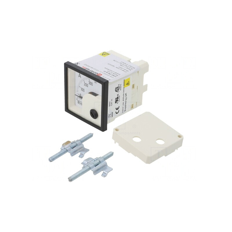 Ampermetru de Panou True RMS 0-300/600A Clasa 1.5 | Electronic-mag.ro | Componente Electronice