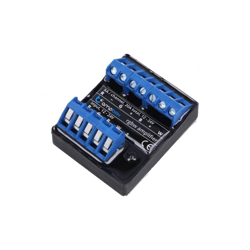 Amplificator LED în Carcasă 12-24VDC AMPBOX | Electronic-mag.ro | Componente Electronice