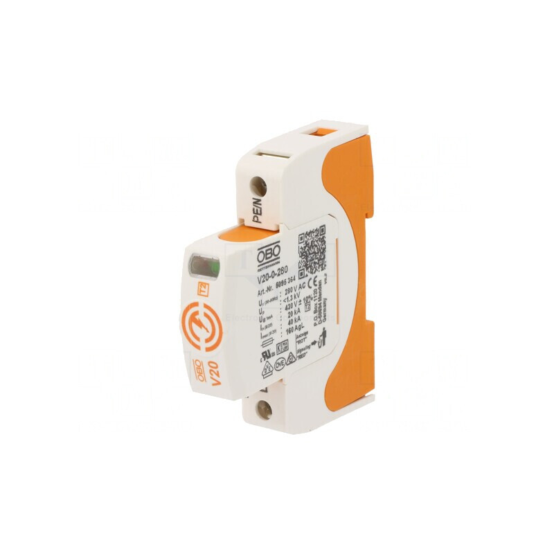 Limitator de Supratensiuni Tip 2 20kA 280VAC 1 Pol | Electronic-mag.ro | Componente Electronice