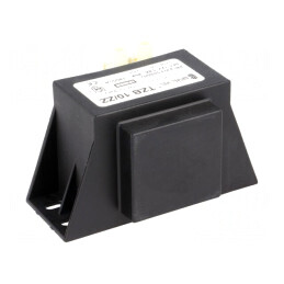Transformator încapsulat 35VA 230V la 12V cu bandă cu cleme | Electronic-mag.ro | Componente Electronice