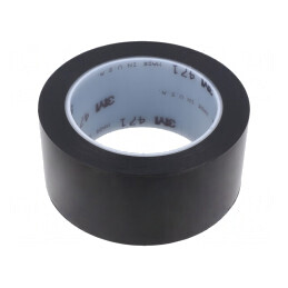 Bandă de marcare neagră 33m x 50mm | Electronic-mag.ro | Componente Electronice