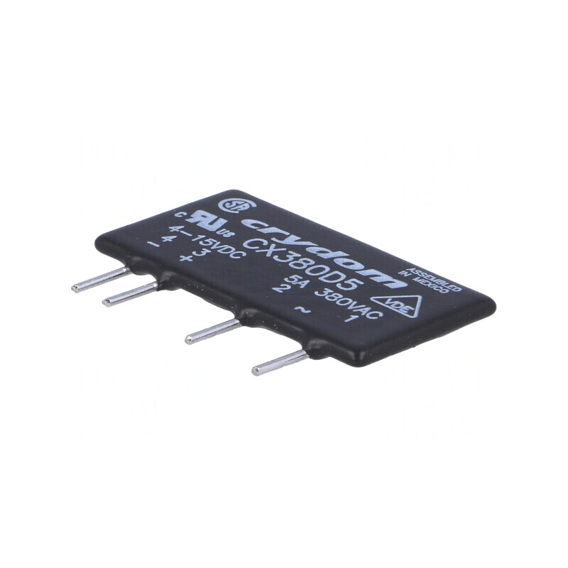 Releu Semiconductor 5A 48-530VAC THT SIP CX380D5 | Electronic-mag.ro | Componente Electronice