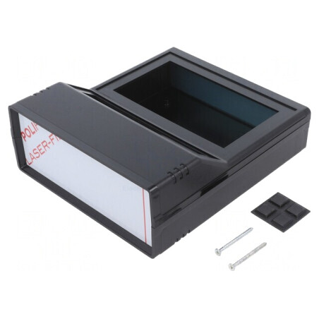 Carcasă Desktop Neagră ABS 154x173x61mm | Electronic-mag.ro | Componente Electronice