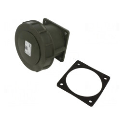 Conector alimentare AC trifazat soclu 32A 400V IP67 | Electronic-mag.ro | Componente Electronice