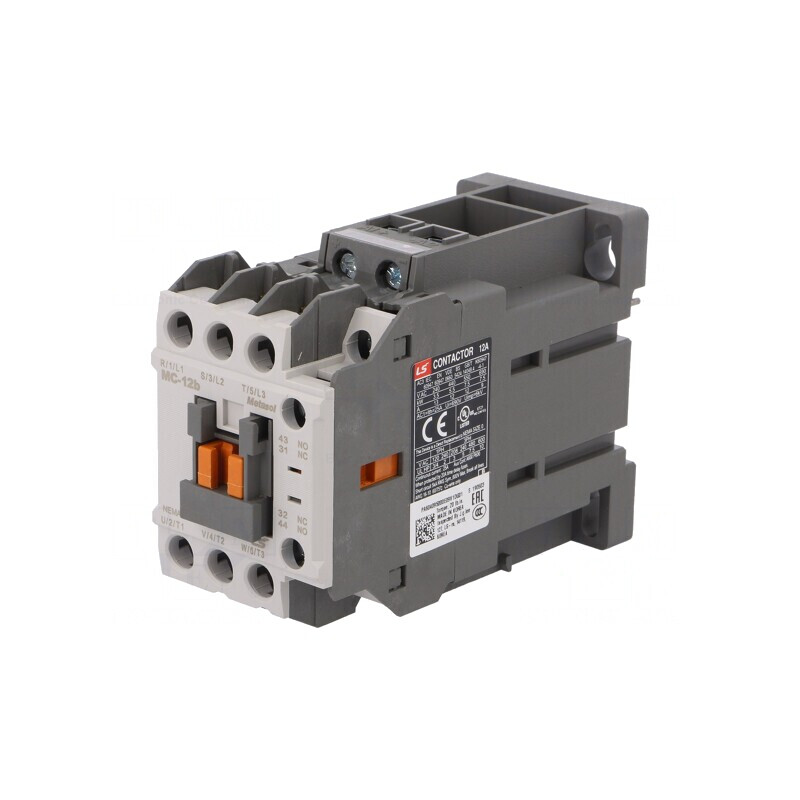Contactor tripolar 12A 24VDC cu contacte auxiliare NO NC | Electronic-mag.ro | Componente Electronice