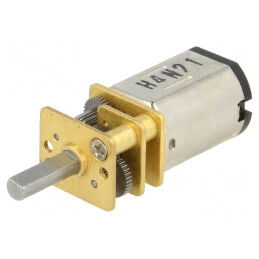 Motor DC cu Transmisie HPCB 12V 750mA Ax Crestătură D | Electronic-mag.ro | Componente Electronice