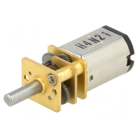 Motoraș DC cu Transmisie HPCB 12V 750mA 250:1 Ax Crestătură D | Electronic-mag.ro | Componente Electronice