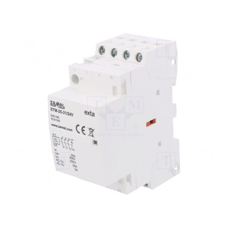 Contactor 4-poli 25A 24V NC NO STM-25-31 | Electronic-mag.ro | Componente Electronice