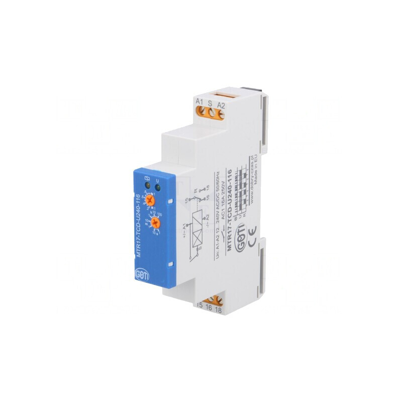 Timer Programabil SPDT 1s-100h 250VAC 16A 12-240V IP20 | Electronic-mag.ro | Componente Electronice