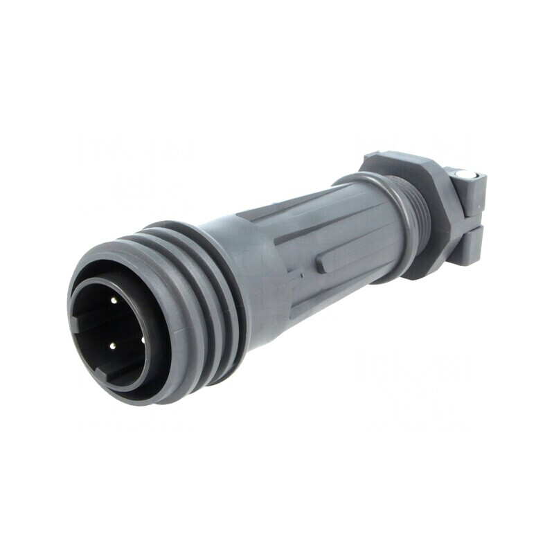 Mufă Circulară 3 PIN Filet Exterior | Electronic-mag.ro | Componente Electronice