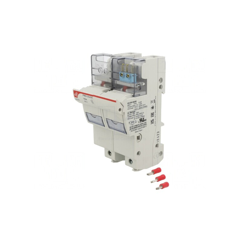 Clemă siguranțe cilindrice 22x58mm pentru șină DIN 125A gri | Electronic-mag.ro | Componente Electronice Clemă siguranțe cilindrice 22x58mm pentru șină DIN 125A gri | Electronic-mag.ro | Componente Electronice