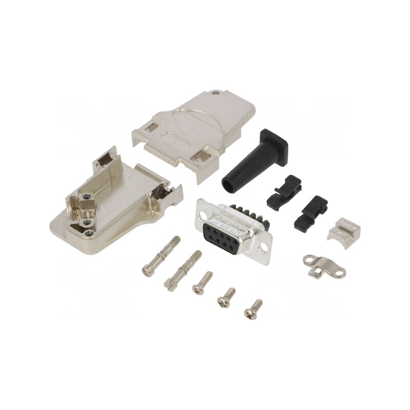 Conector D-Sub 9-Pin Mamă 45° Cu Şurub | Electronic-mag.ro | Componente Electronice Conector D-Sub 9-Pin Mamă 45° Cu Şurub | Electronic-mag.ro | Componente Electronice