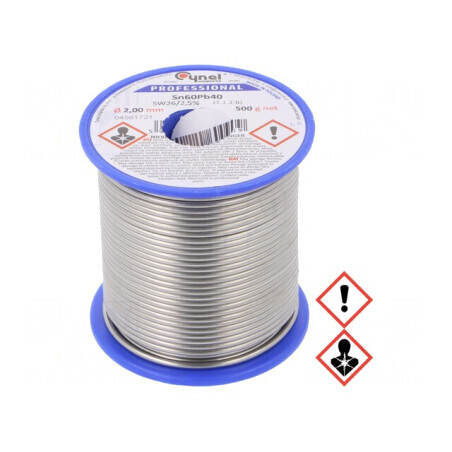 Sârmă de lipit cu plumb 2mm 0,5kg 190°C | Electronic-mag.ro | Componente Electronice