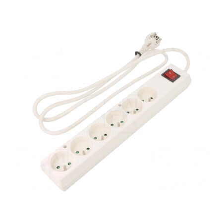 Prelungitor alimentare Schuko 6 prize negru 10m 16A | Electronic-mag.ro | Componente Electronice