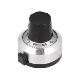 Buton de precizie | cu disc selector cu numărare | Ø22,2mm | 2606