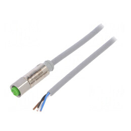 Cablu Conectare M12 PIN 4 Drept 3m 32VAC | Electronic-mag.ro | Componente Electronice