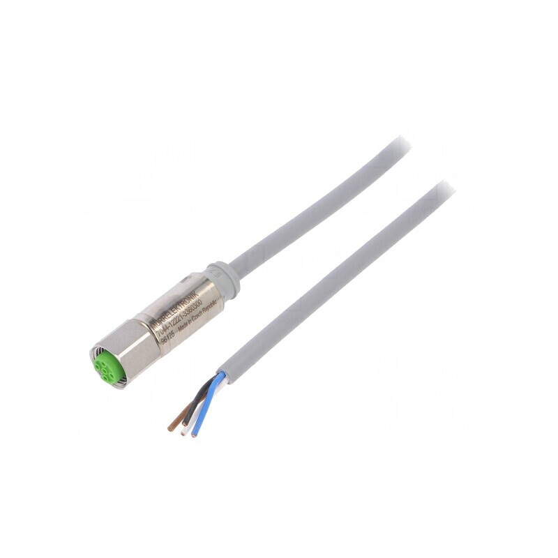 Cablu Conectare M12 PIN 4 Drept 3m 32VAC | Electronic-mag.ro | Componente Electronice