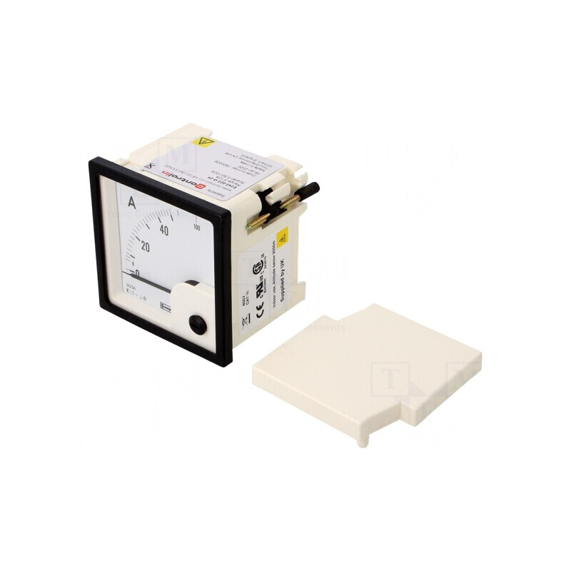 Ampermetru Panou True RMS 0-50A/100A Clasa 1.5 | Electronic-mag.ro | Componente Electronice