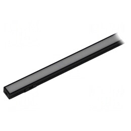 Profil Aluminiu Negru 2m pentru Module LED | Electronic-mag.ro | Componente Electronice