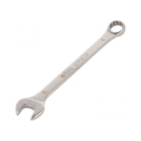 Cheie combinată 15mm oțel inoxidabil | Electronic-mag.ro | Componente Electronice