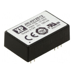 Convertor DC/DC 3W 10-17V In 12V/-12V Out THT | Electronic-mag.ro | Componente Electronice