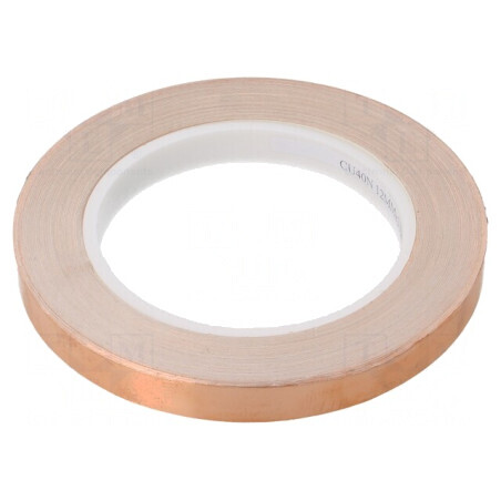 Bandă Electroconductoare 12mm x 33m Cupru 6% | Electronic-mag.ro | Componente Electronice