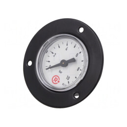 Manometru 0-10 bar 40mm pentru Lichide și Gaze | Electronic-mag.ro | Componente Electronice
