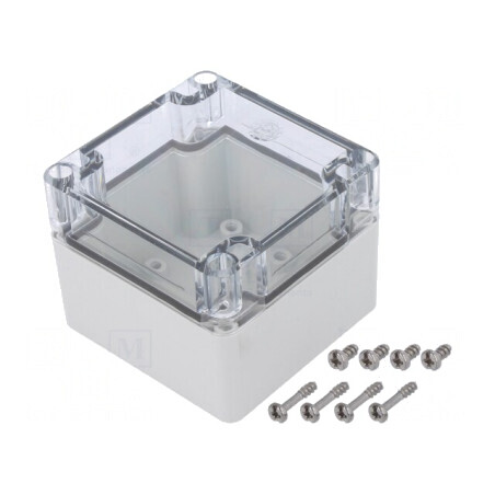 Carcasă Universală Gri 80x82x65mm IK08 | Electronic-mag.ro | Componente Electronice