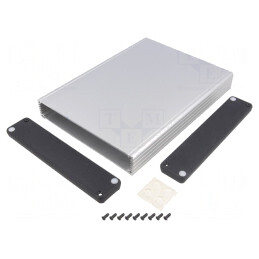 Carcasă Aluminiu Gri 165x220x30mm | Electronic-mag.ro | Componente Electronice